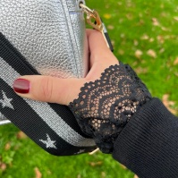 Lace Wrist Cuff - Black